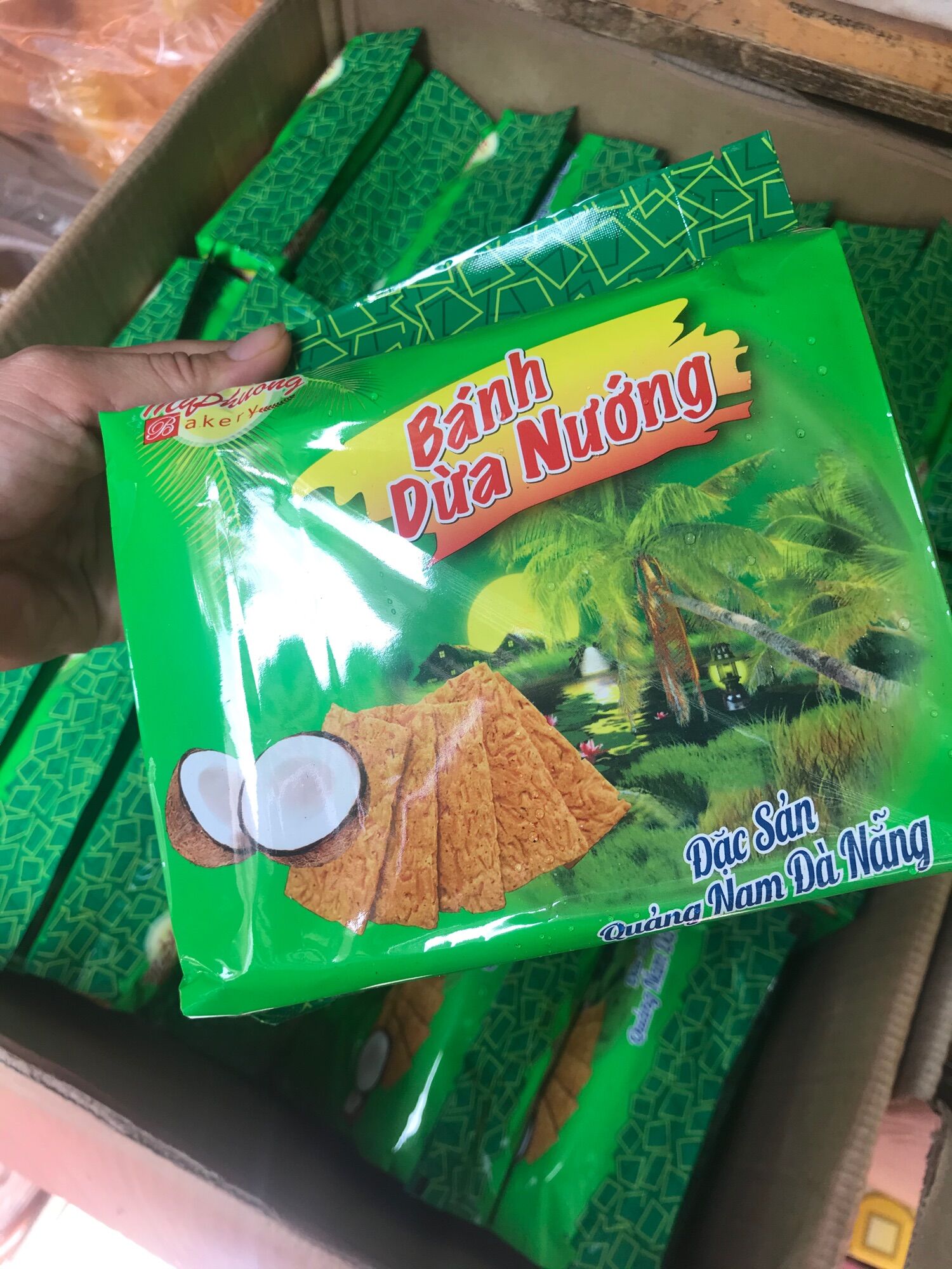 Bánh dừa nướng 170gr/gói - đặc sản quảng nam đà nẵng