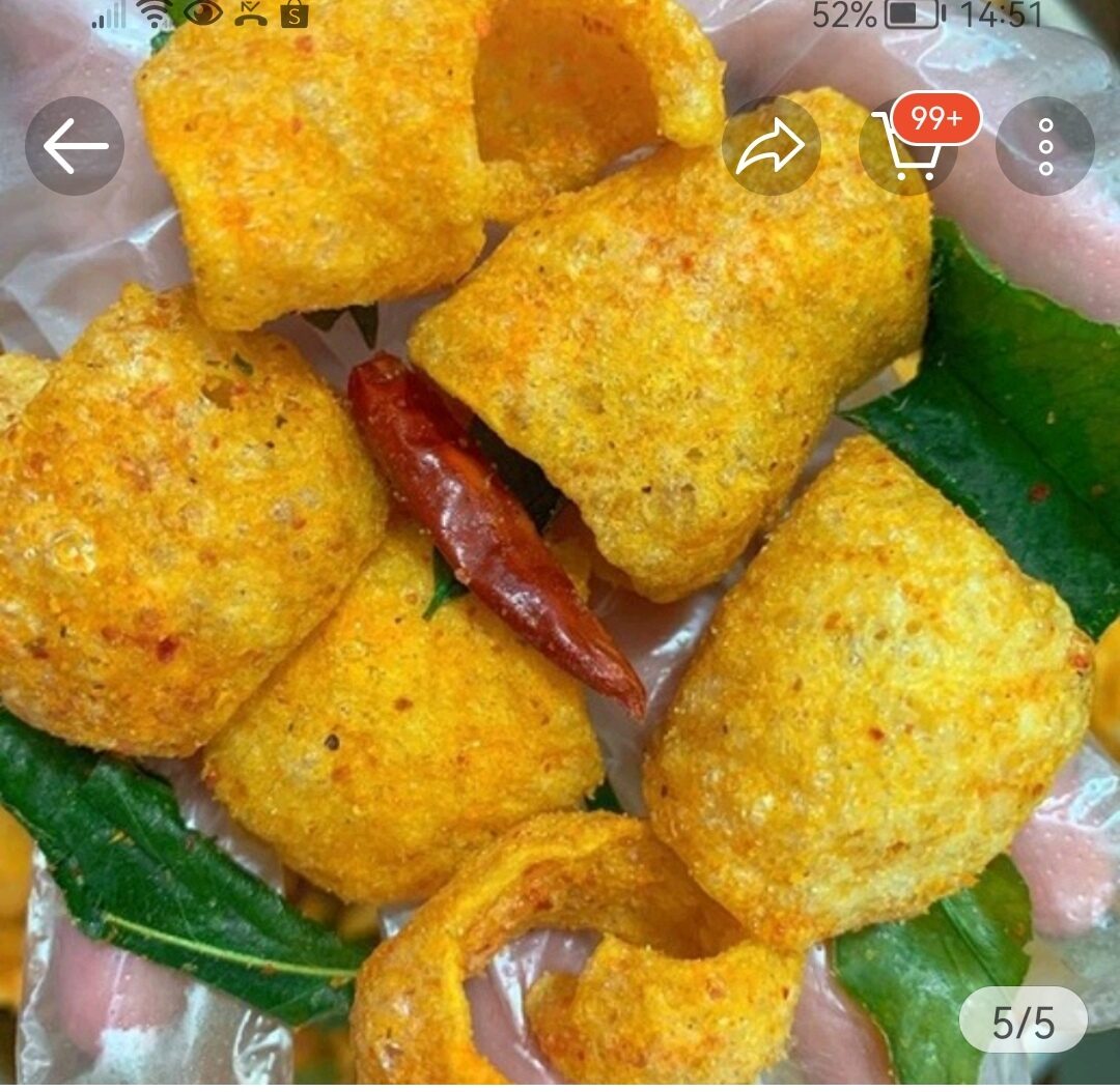 500GRAM DA HEO CHIÊN GIÒN LÁ CHANH
