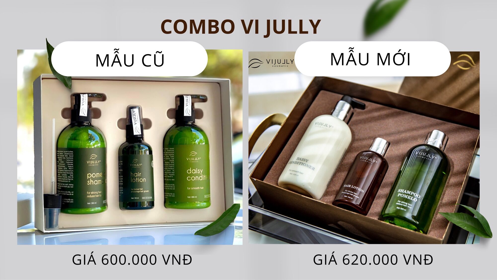 [MUA 1 TẶNG 3] COMBO Hộp Gội + Xả + Xịt Bưởi