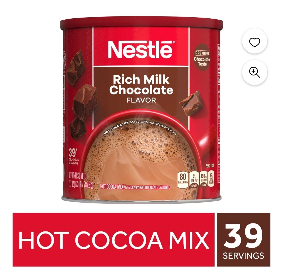 Cacao Sữa Nestle Rich Milk Chocolate 787g