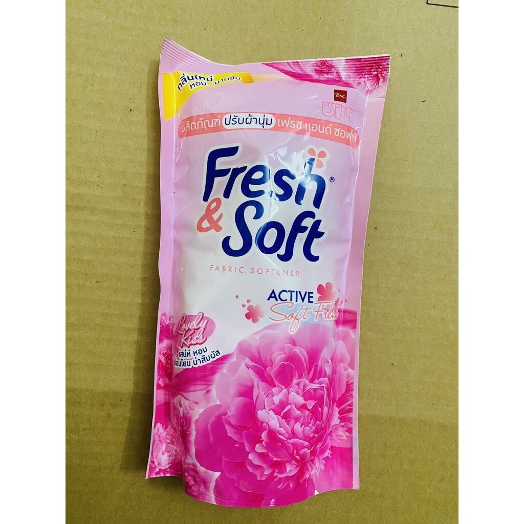 4 bịch Nước Xả Vải Fresh Soft Thái Lan 600ml ( Fresh Soft 600ml ).