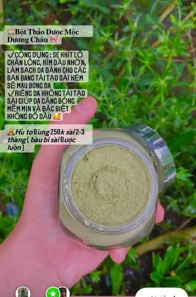 BỘT RỬA MẶT THẢO DƯỢC MỘC DƯƠNG CHÂU