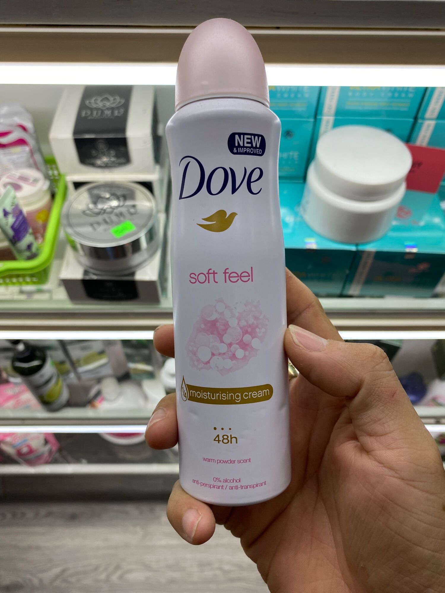 Xịt khử mùi dove new & improved 48h