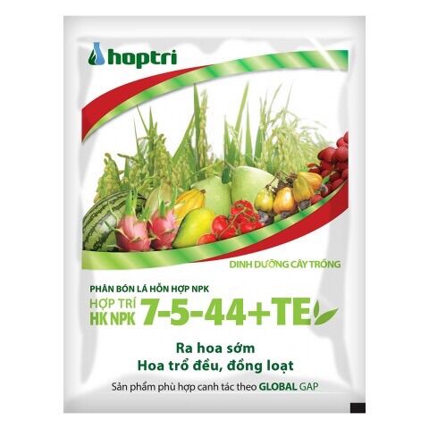 Phân bón NPK HK 7-5-44 + TE Hợp Trí 250gr