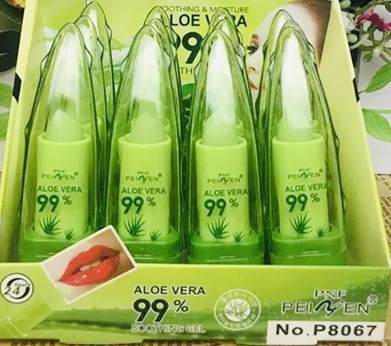 Son Dưỡng Môi - Son Gió - Son Nha Đam 99% ALOE VERA peiyen