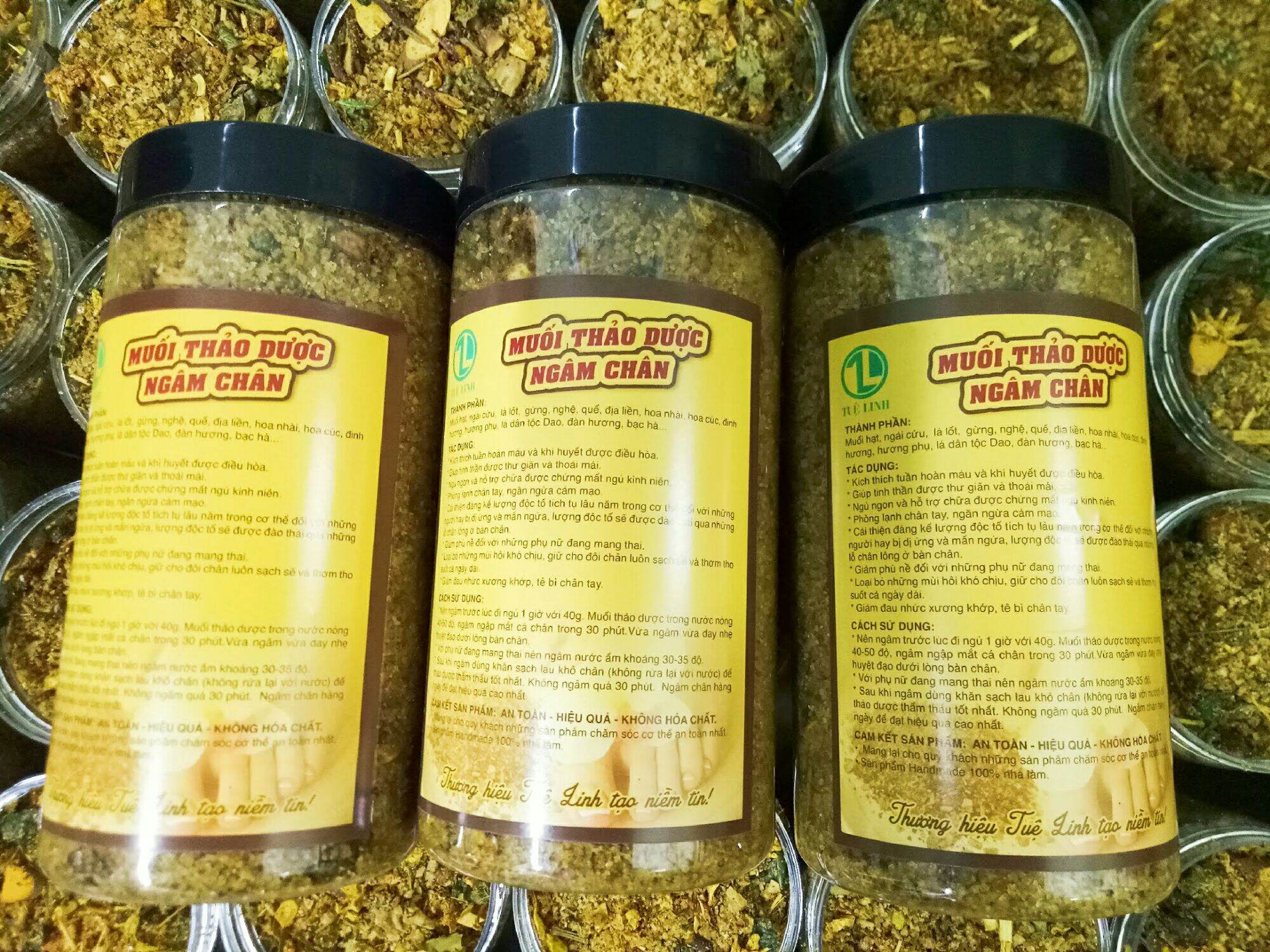 Combo 3kg muối thảo dược ngâm chân