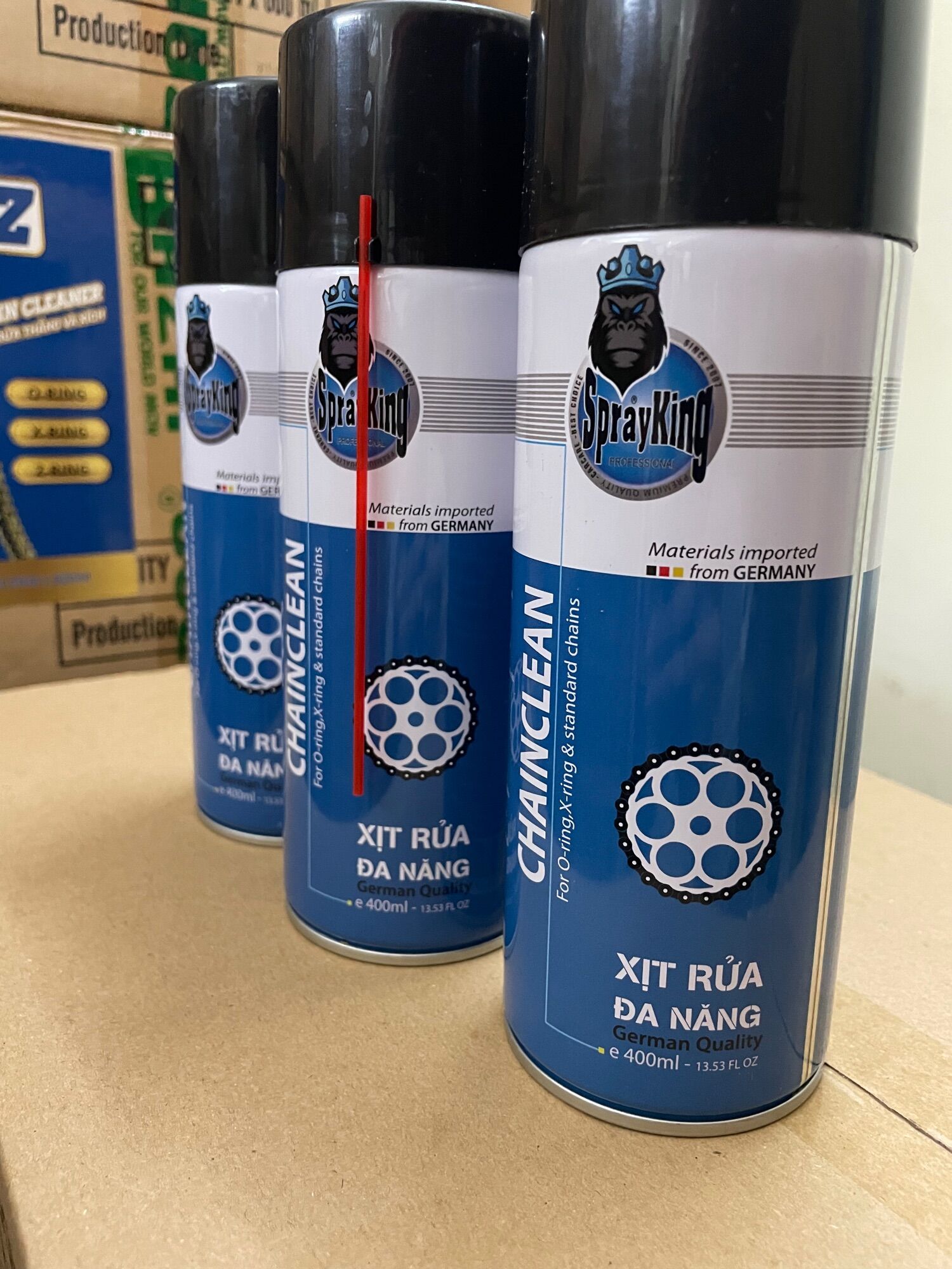Rửa sên sprayking chai 400ml + Bàn chải chà sên