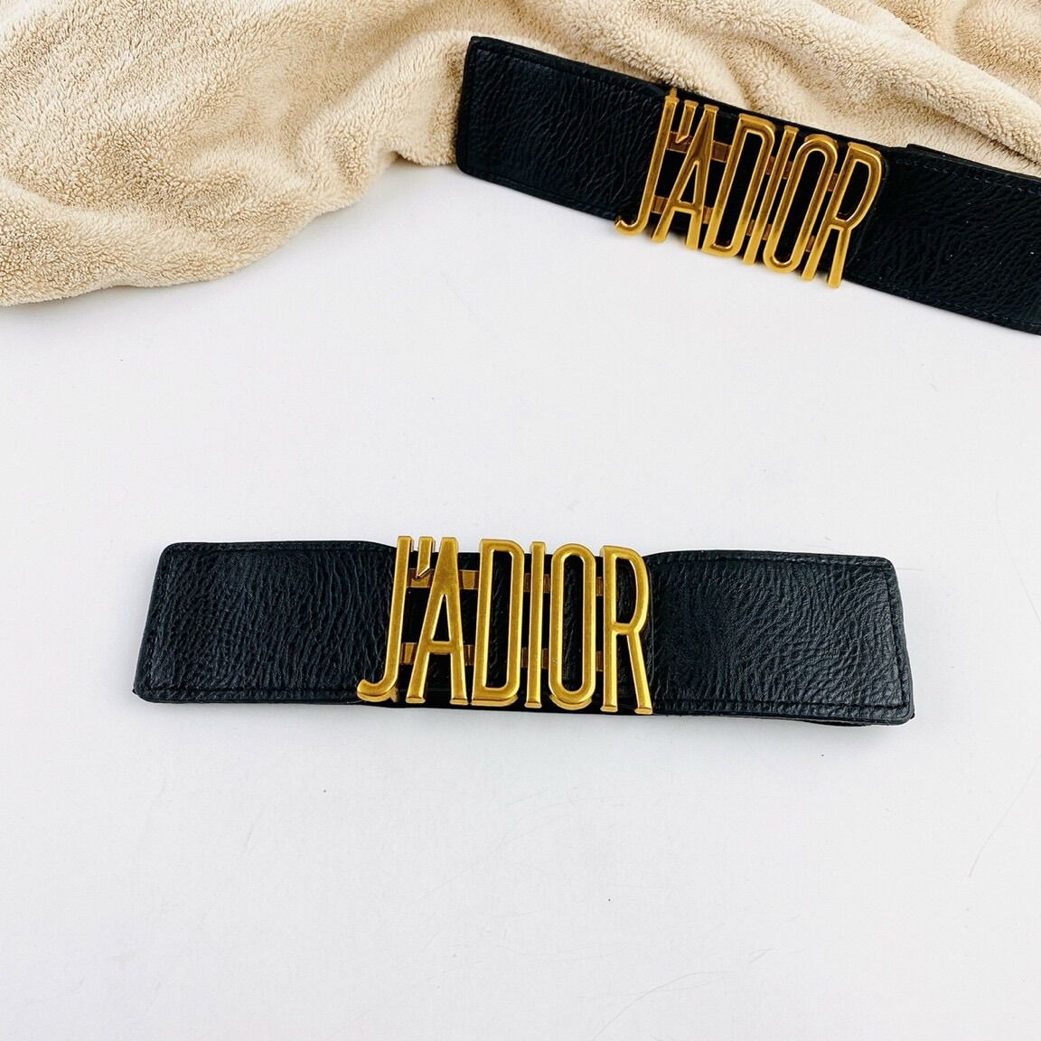 Dây nịt - Thắt lưng - Đai Váy JADIOR đồng bản 5cm lưng thun co dãn tuỳ theo vòng eo của cơ thể