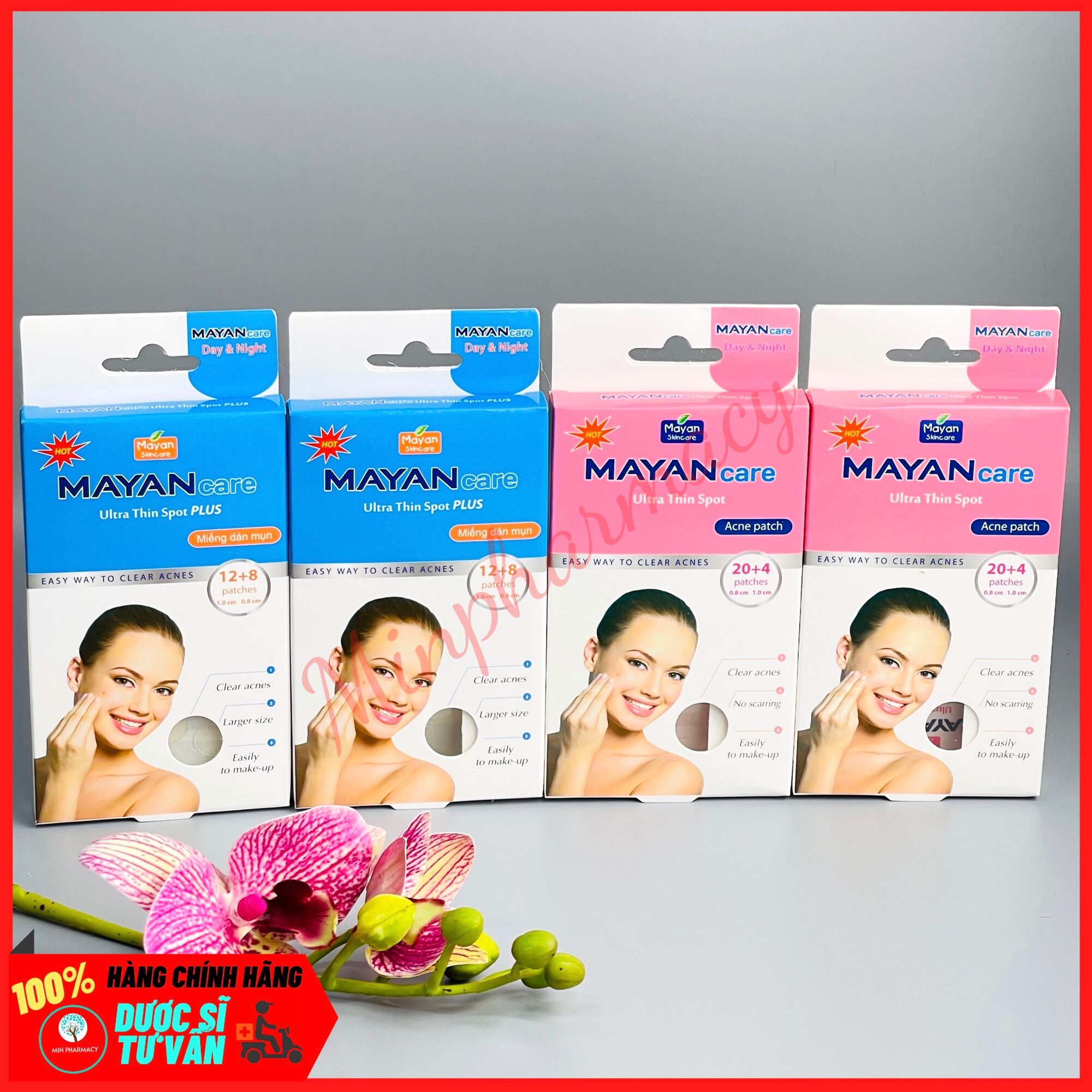 [HCM]MIẾNG DÁN MỤN MAYAN CARE Ultra Thin Spot 24 miếng - Minpharmacy