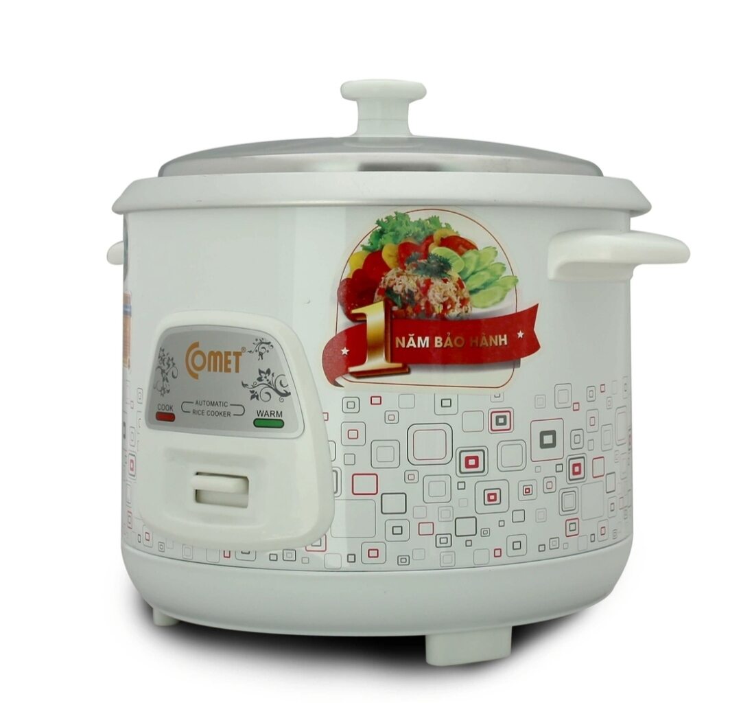 Nồi cơm điện nắp rời 1.2lit COMET CM8009