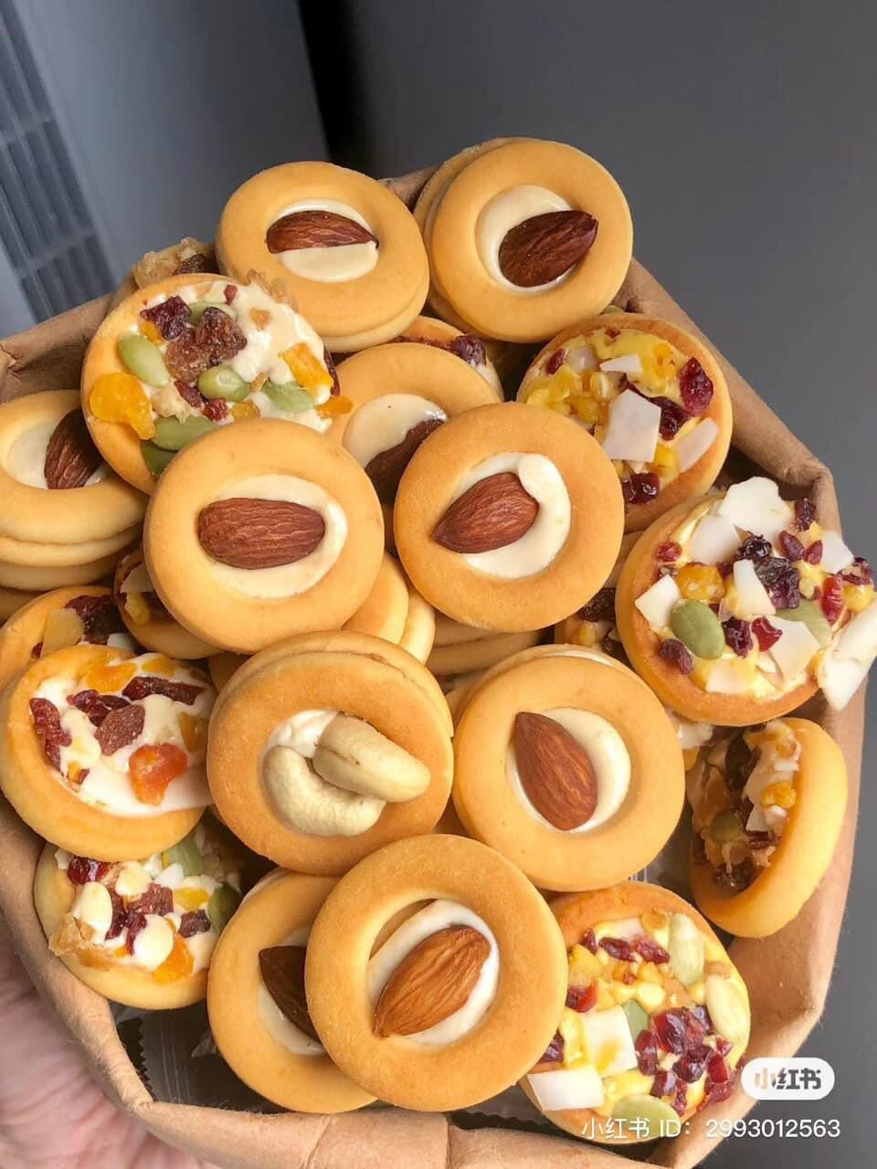 500g bánh quy pizza biscotti nutwich - bánh quy hạt dinh dưỡng
