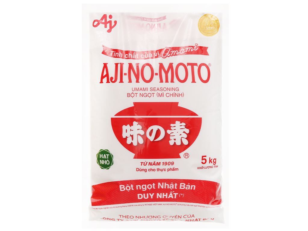 Bột ngọt Ajinomoto hạt nhuyễn - Bịch 5kg