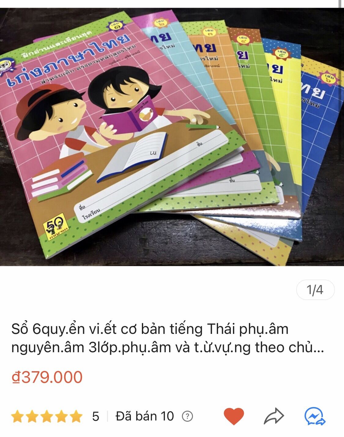 Sổ 6quy.ển vi.ết cơ bản tiếng Thái phụ.âm nguyên.âm 3lớp.phụ.âm phụ.âm.dẫn t.ừ.vự.ng theo chủđề tậ.p.viế.t đoạn.ngắn (@kimkhaikk)