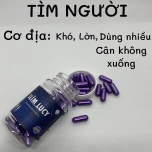 Xả Sale - Giảm cân slimlucy hộp 40v giảm nhanh cơ địa khó giảm