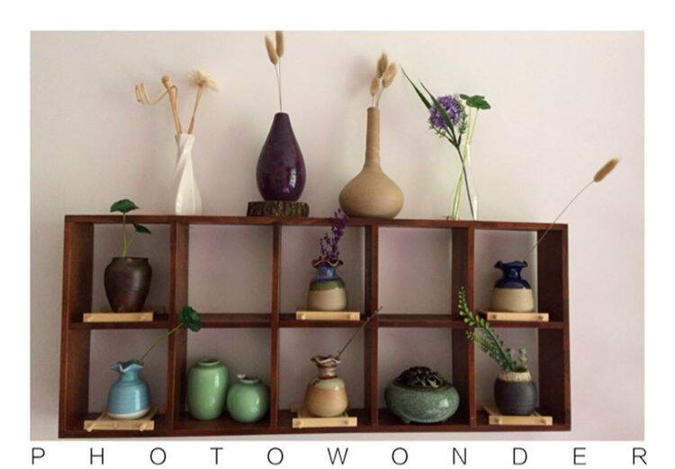 Bộ Đồ Trà Để Bàn Cổ Điển Gỗ Thật Trên Tường Tủ Đựng Đồ Ô Vuông Kệ Để Cốc Trà Ấm Trà Kệ Để Đồ Ô Vuông Cổ Điển Treo Tường