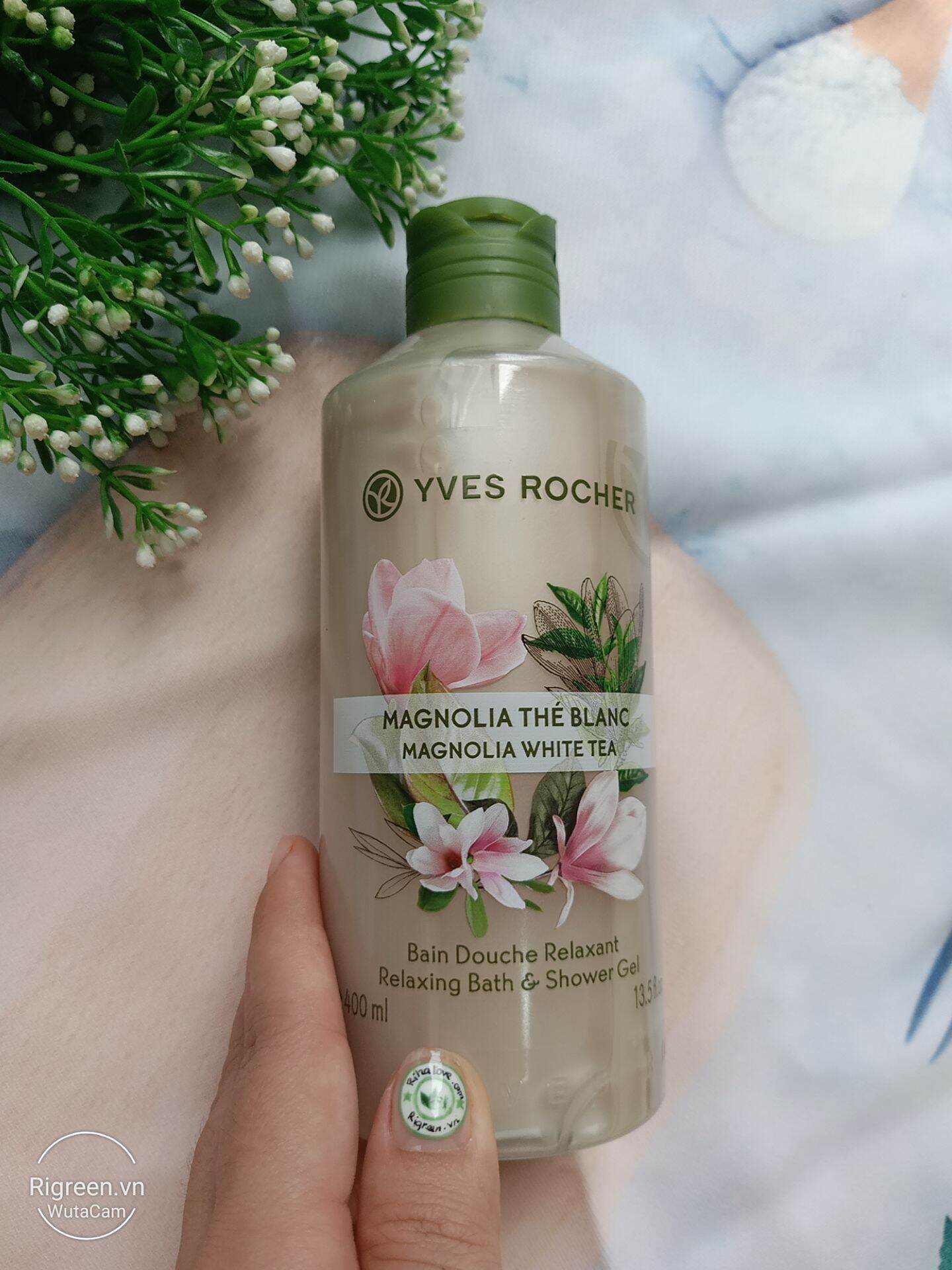 Sữa tắm Yves Rocher chính hãng 400ml Hương Mộc lan trà trắng