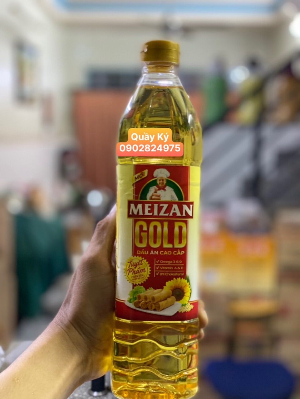 Dầu ăn cao cấp Meizan Gold chai 1 lít