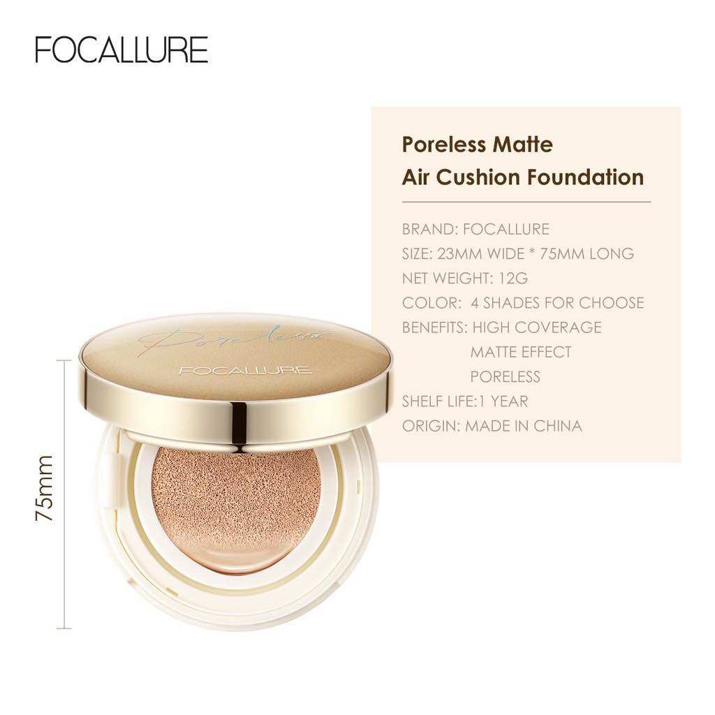 FOCALLURE Cushion và Phấn Phủ Kiểm Soát Dầu