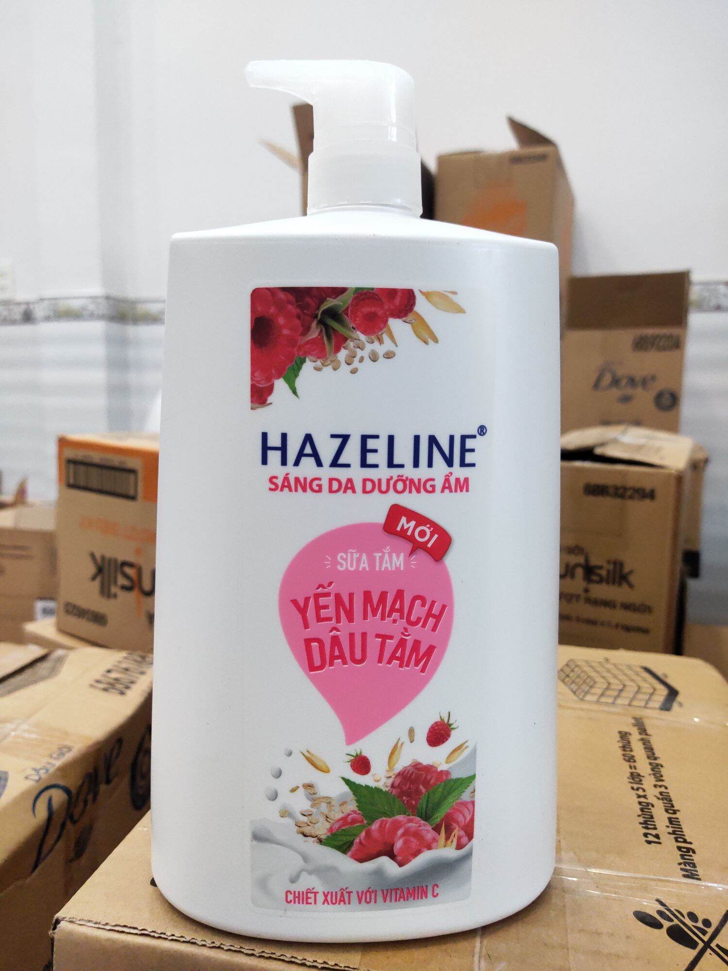 Sữa tắm hazeline 1,2kg (đủ 1,2kg không đầy chai)