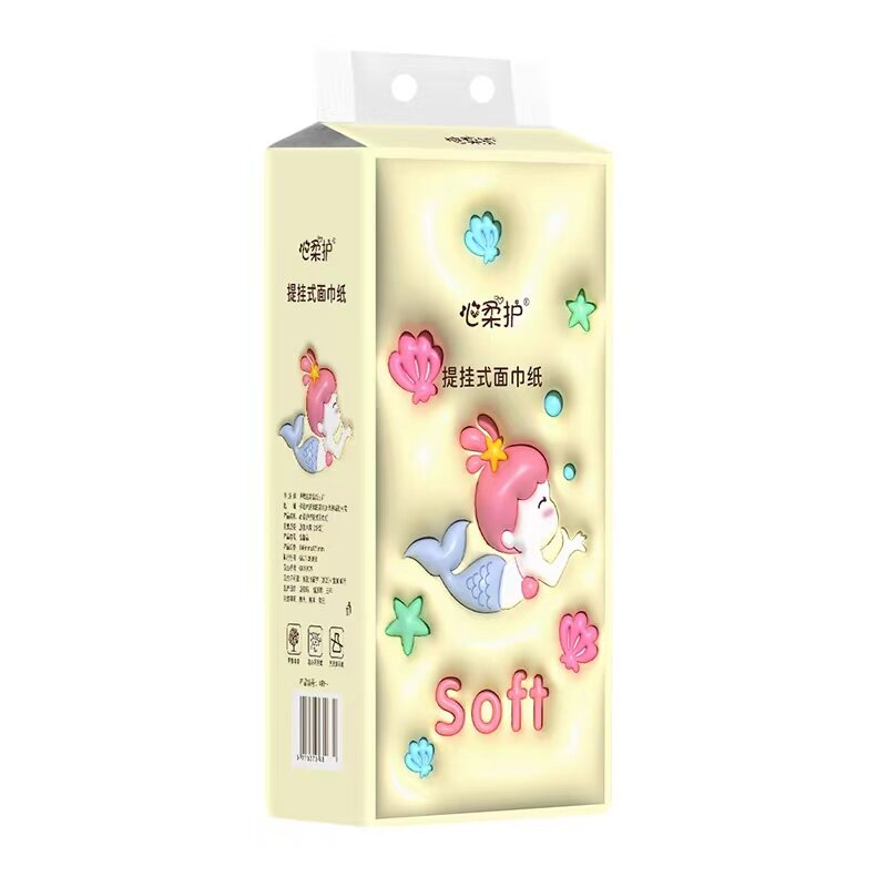 Bịch khăn giấy rút 4 lớp, 1 bịch 1320 tờ