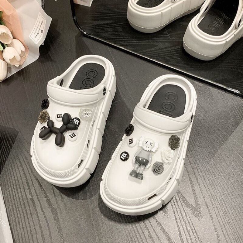 Dép/sục cross bánh mỳ đế cao 5cm