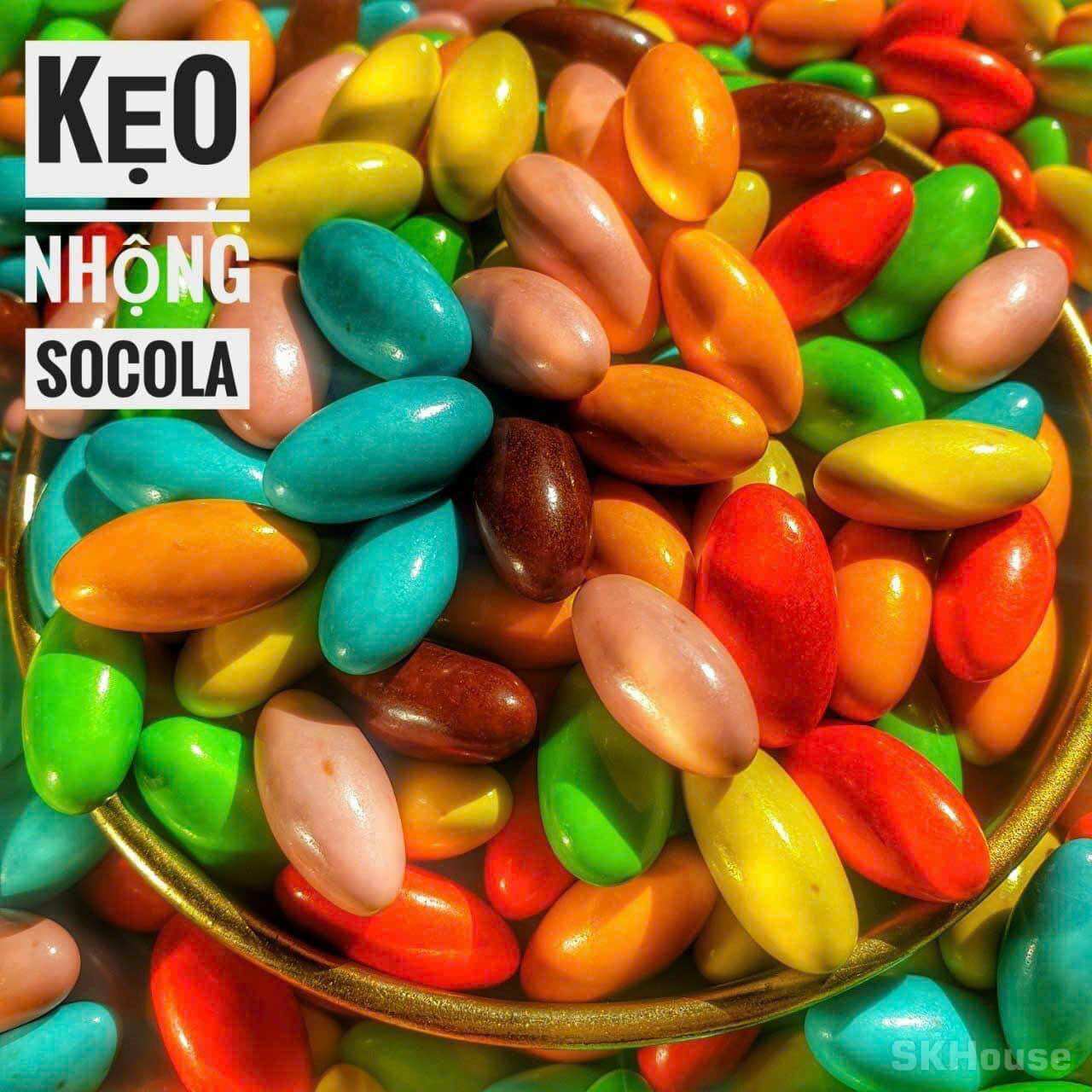 KẸO NHỘNG SOCOLA HŨ PET 500G