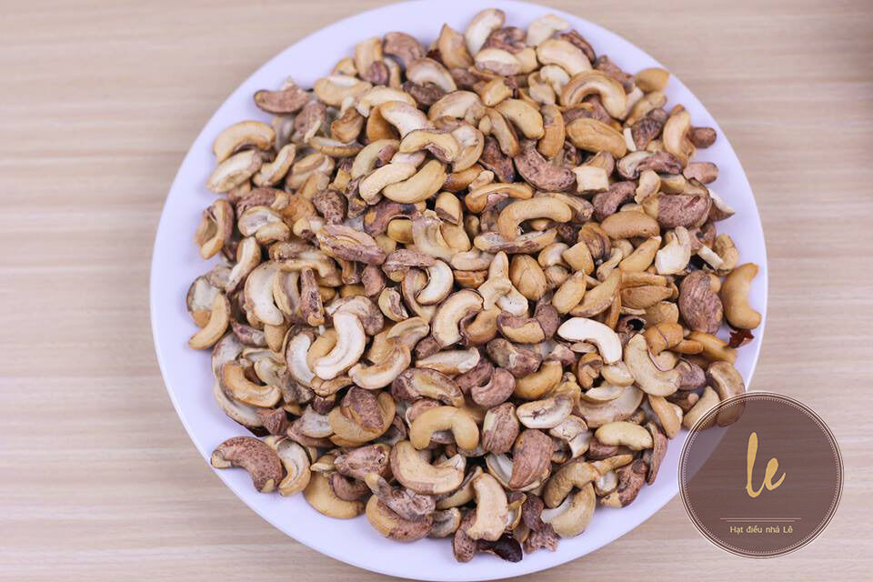 Hạt điều vỡ rang muối chuẩn ngon 500gr