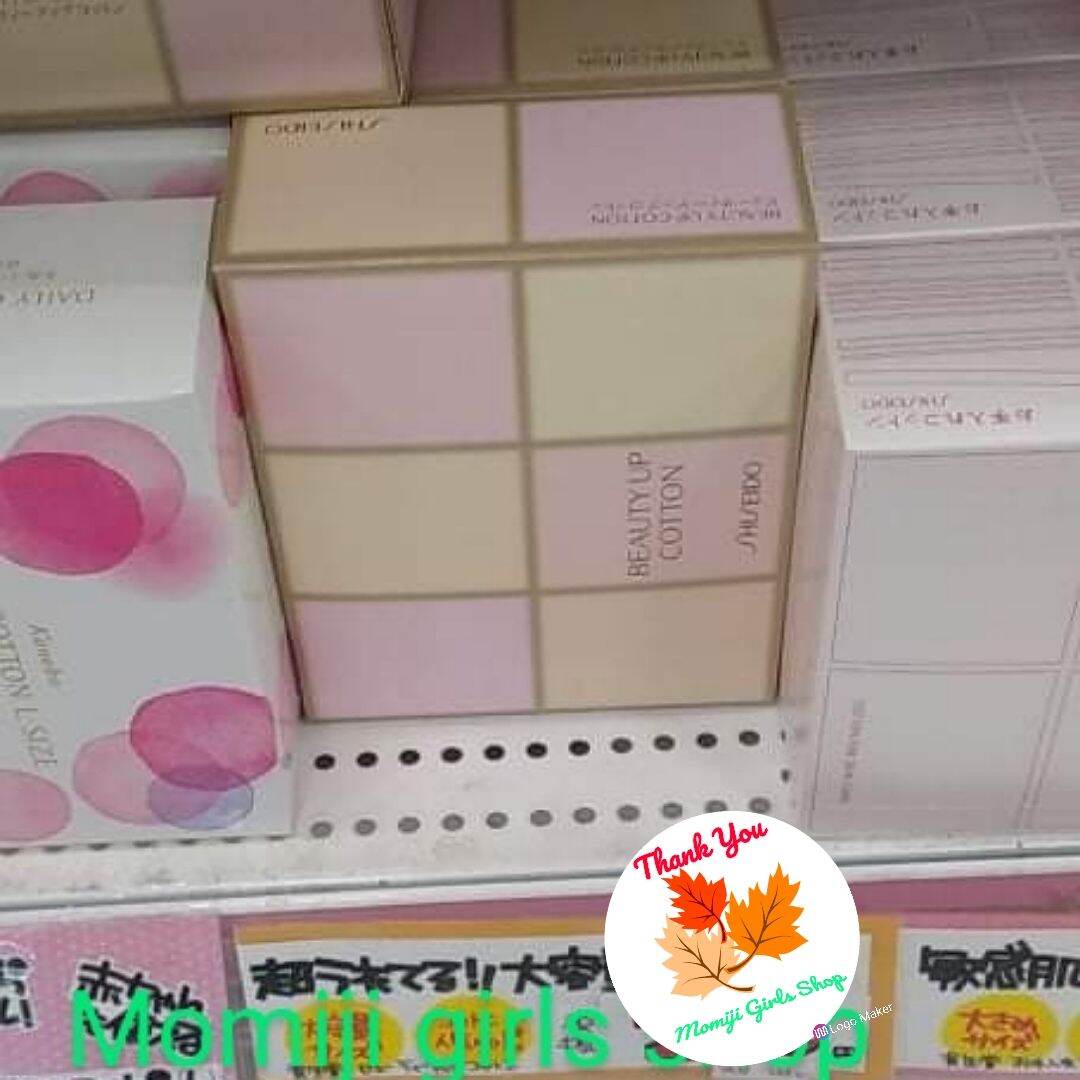 Bông tẩy trang shiseido 108 miếng Nhật Bản