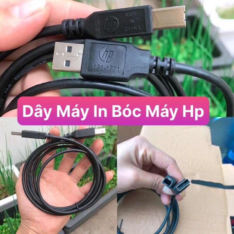 Dây cáp máy in usb bóc máy hp dài 1.5m dây cáp kết nối máy in với máy tính