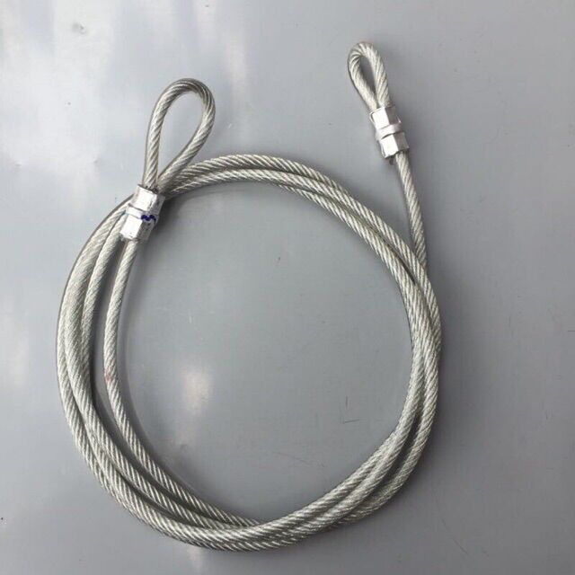 Dây cáp khoá xe bọc nhựa phi 10mm