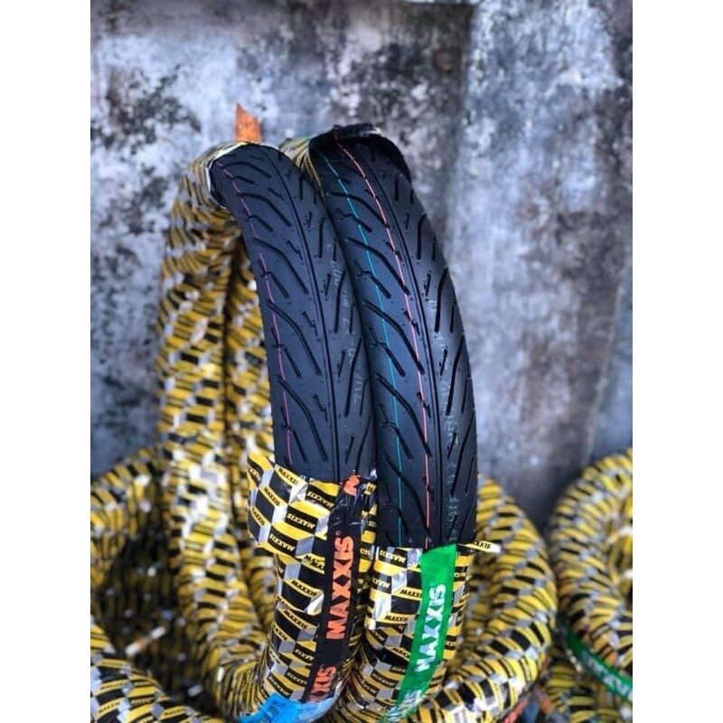 Vỏ maxxis 6002 70-80/90-17 không ruột trước ex, raider, satria, sonic...