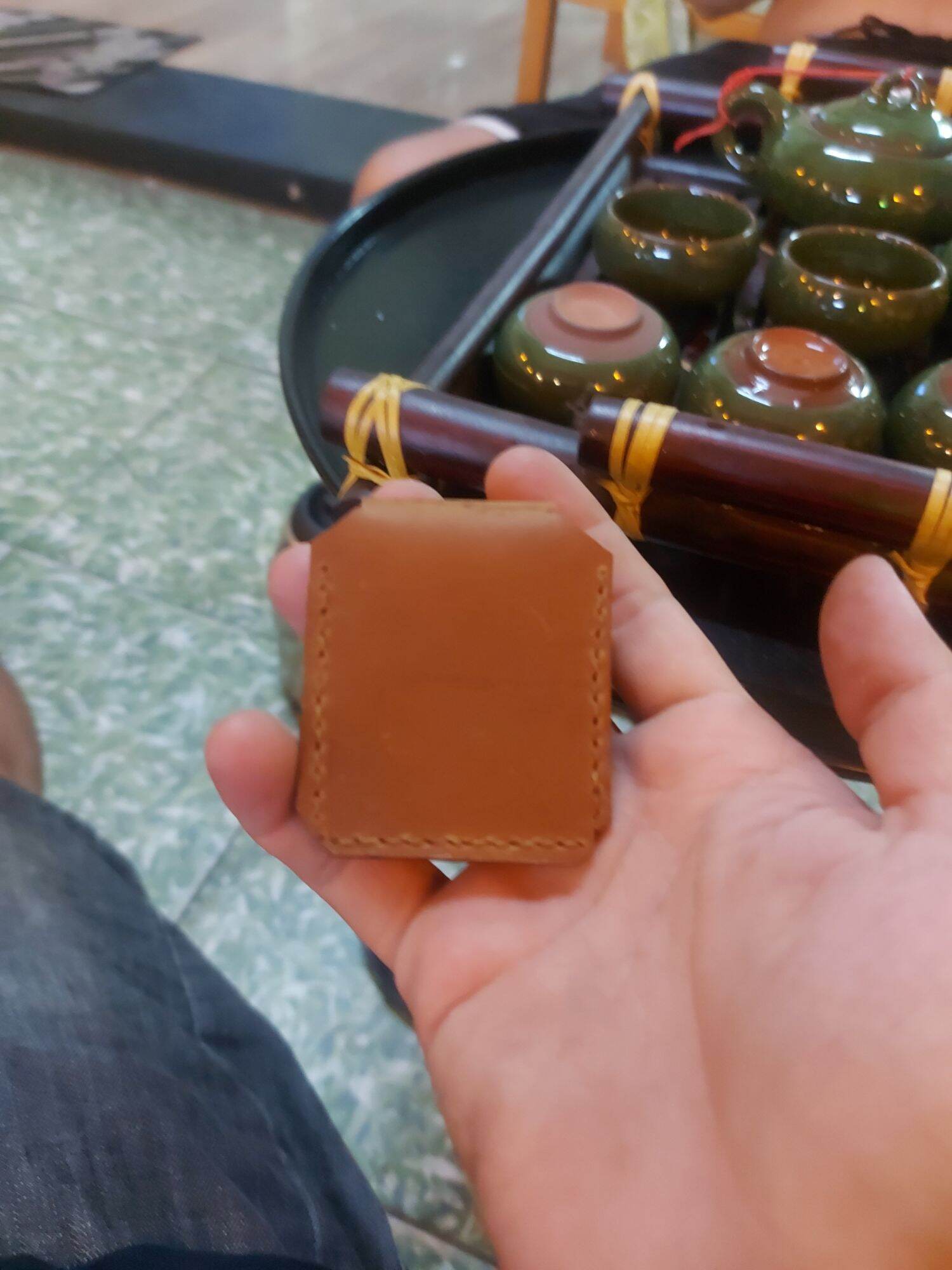 Bao da Zippo ( 100 % da bò thật )