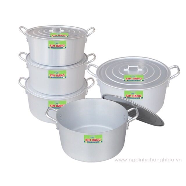 [HCM]Nồi nhôm KIM HẰNG chính hãng size to bảo hành