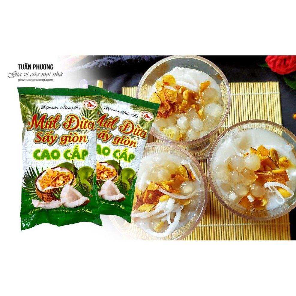 200g Dừa sấy giòn Tuấn Phương thơm ngon (có đường)