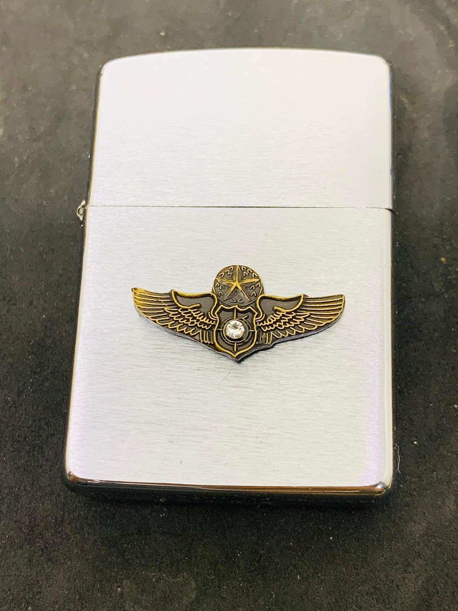 Emblem Pin USA chính hãng dán Zippo