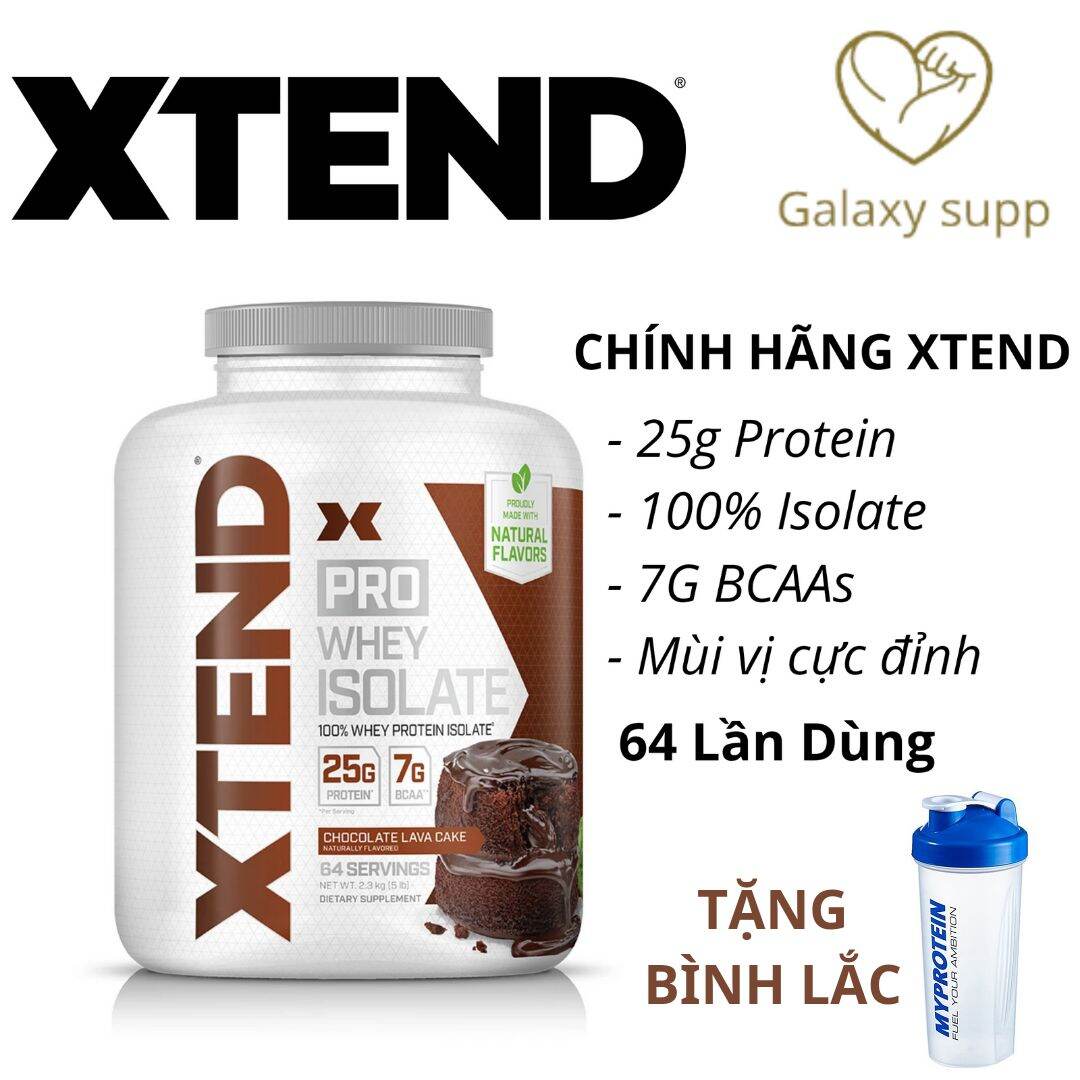 ( Tặng Bình Lắc) Xtend Pro Whey Protein Isolate Tăng Cơ Giảm Mỡ Đẳng Cấp