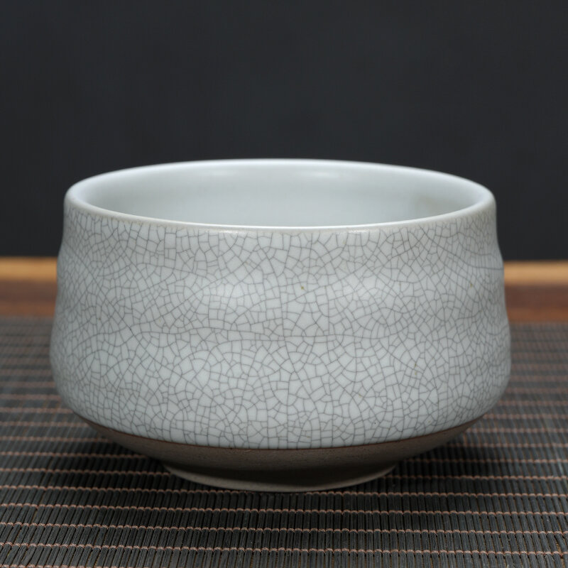 Bát matcha bộ đồ trà gốm sứ thiên thanh nhữ diêu kiểu nhật bộ đồ trà chổi tre matcha trà đạo baibenli thời tống