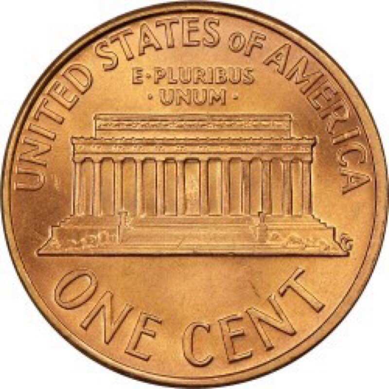 Đồng xu one cents của mỹ 1959 - 2023 mới 99%