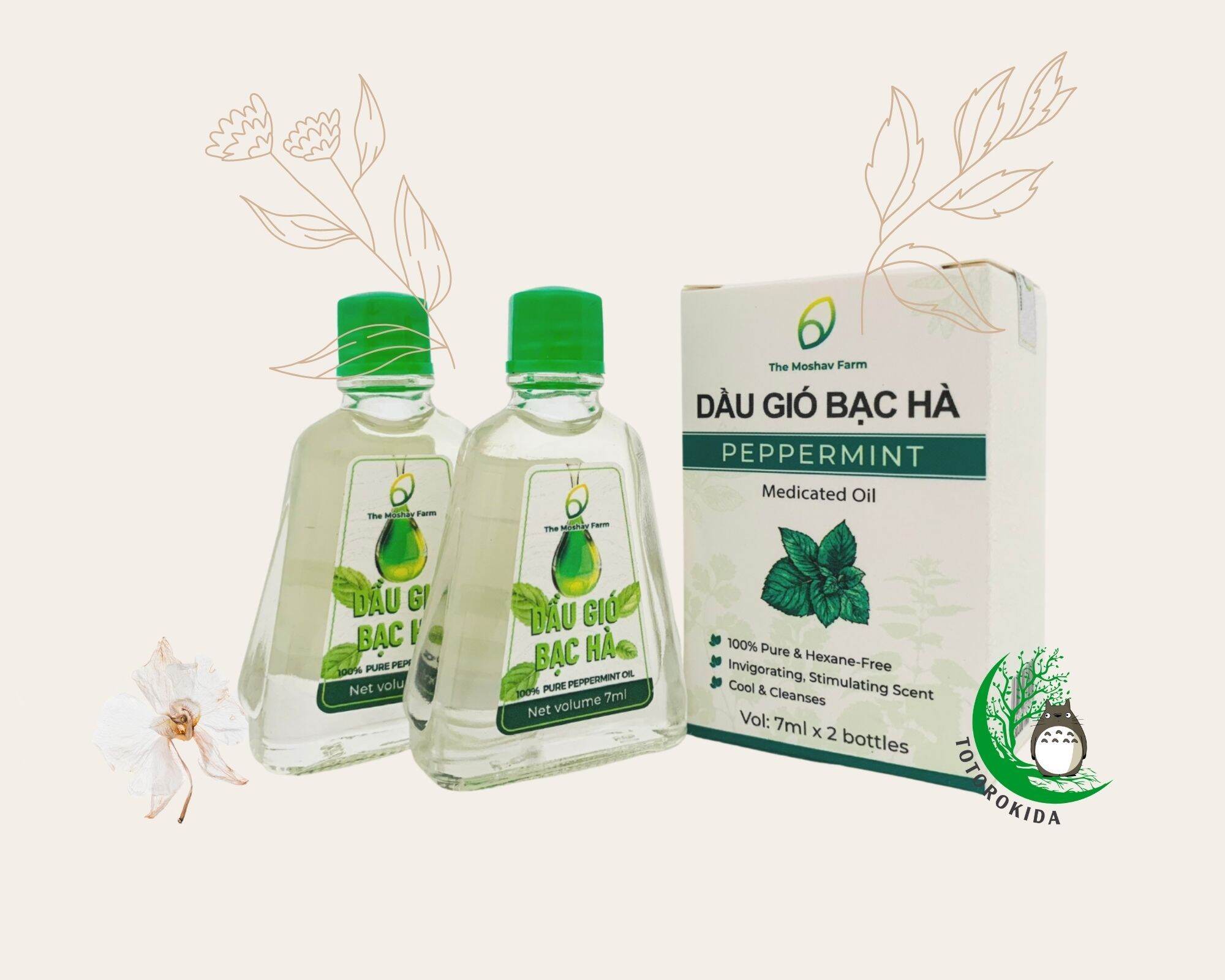 Dầu gió bạc hà The Moshav Farm