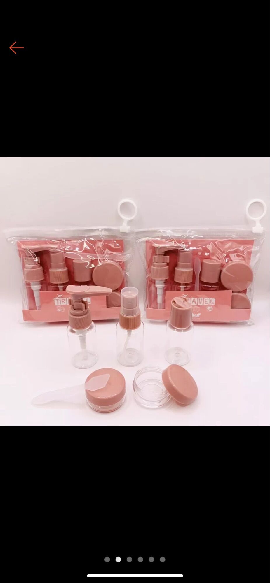 Bộ chiết mỹ phẩm mini mang đi du lịch tiện lợi 6 món