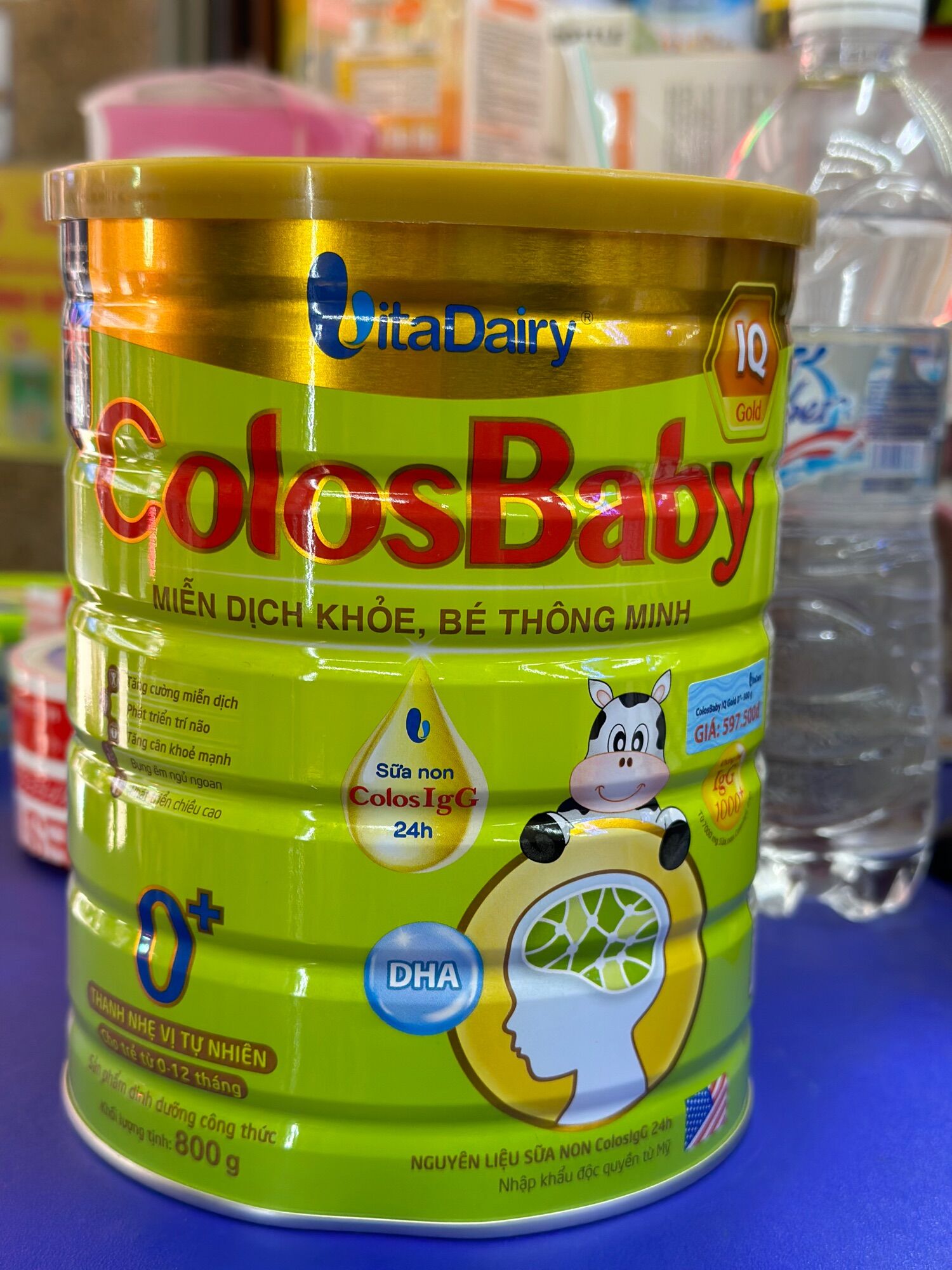 Sữa bột Colosbaby IQ 800gr đủ loại (Date 2026,mã Qr tích xu đầy đủ)