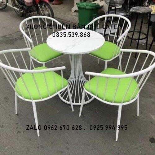 Bàn Ghế Sắt Dành Cho Quán Cafe.