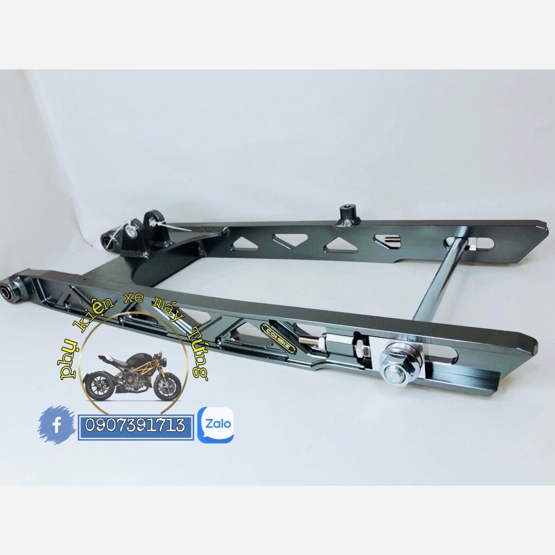 Gắp Nhôm phay lổ EXCITER 150, MX-KING +5cm