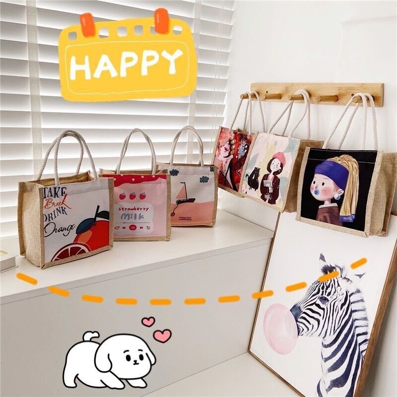 Túi cói mini hot trend nhiều mẫu