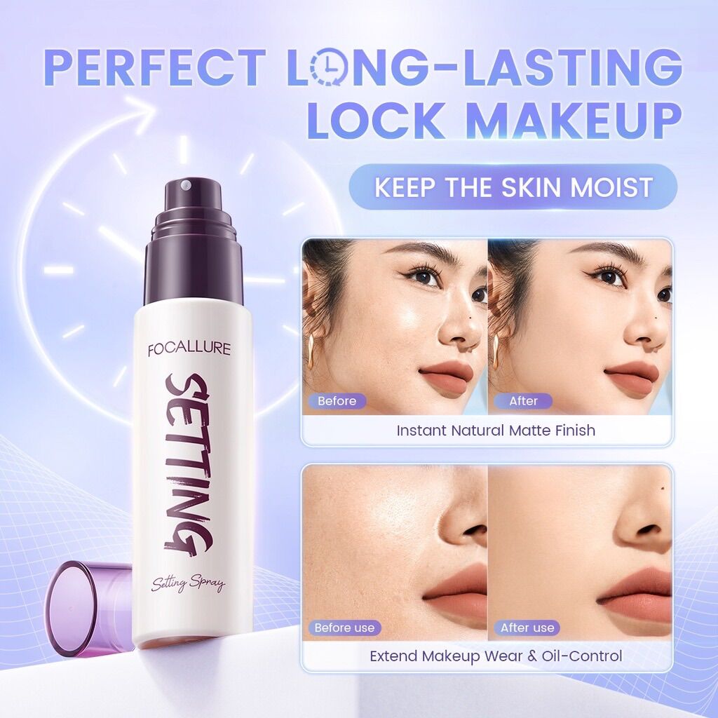 Xịt Khoá Make Up Focallure Bảo Vệ Lớp Make Up SETTING