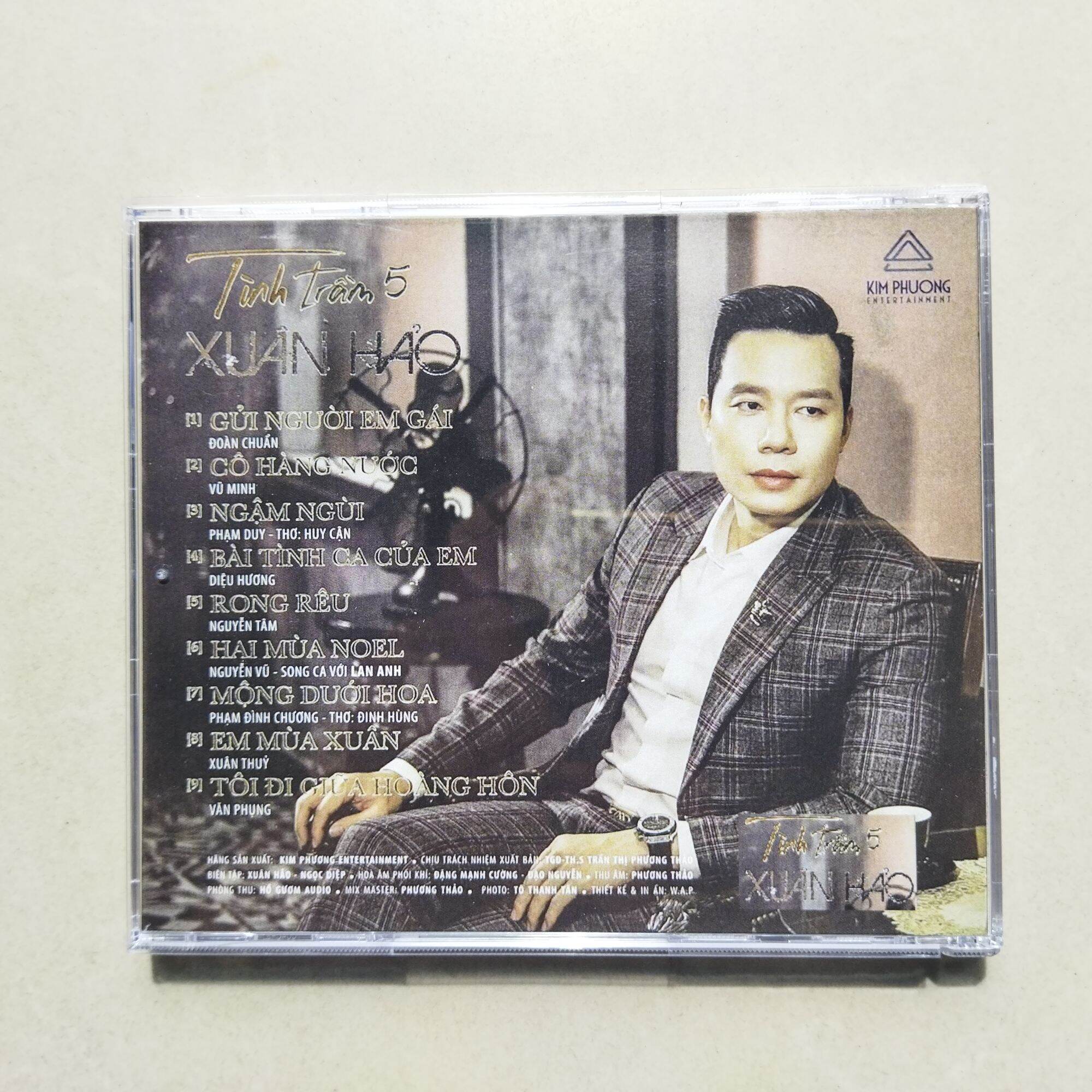 Bộ 5 cd Xuân Hảo tình trầm 1-5 phono