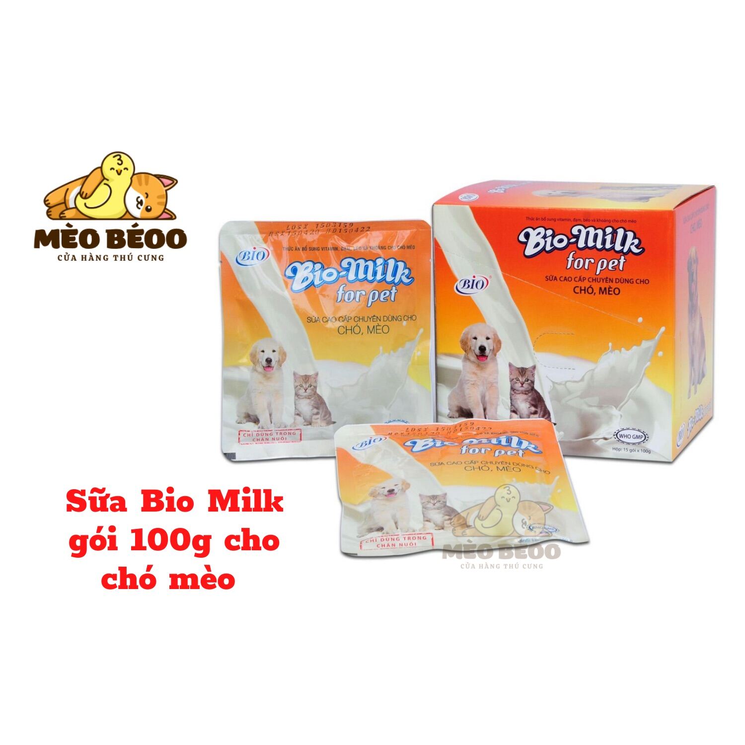 Sữa cho chó mèo Bio Milk for pet