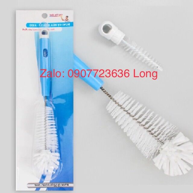 Dụng cụ vệ sinh bình sữa Quý phu nhân TS- 5232 có kèm thêm 1 cây rửa nhỏ