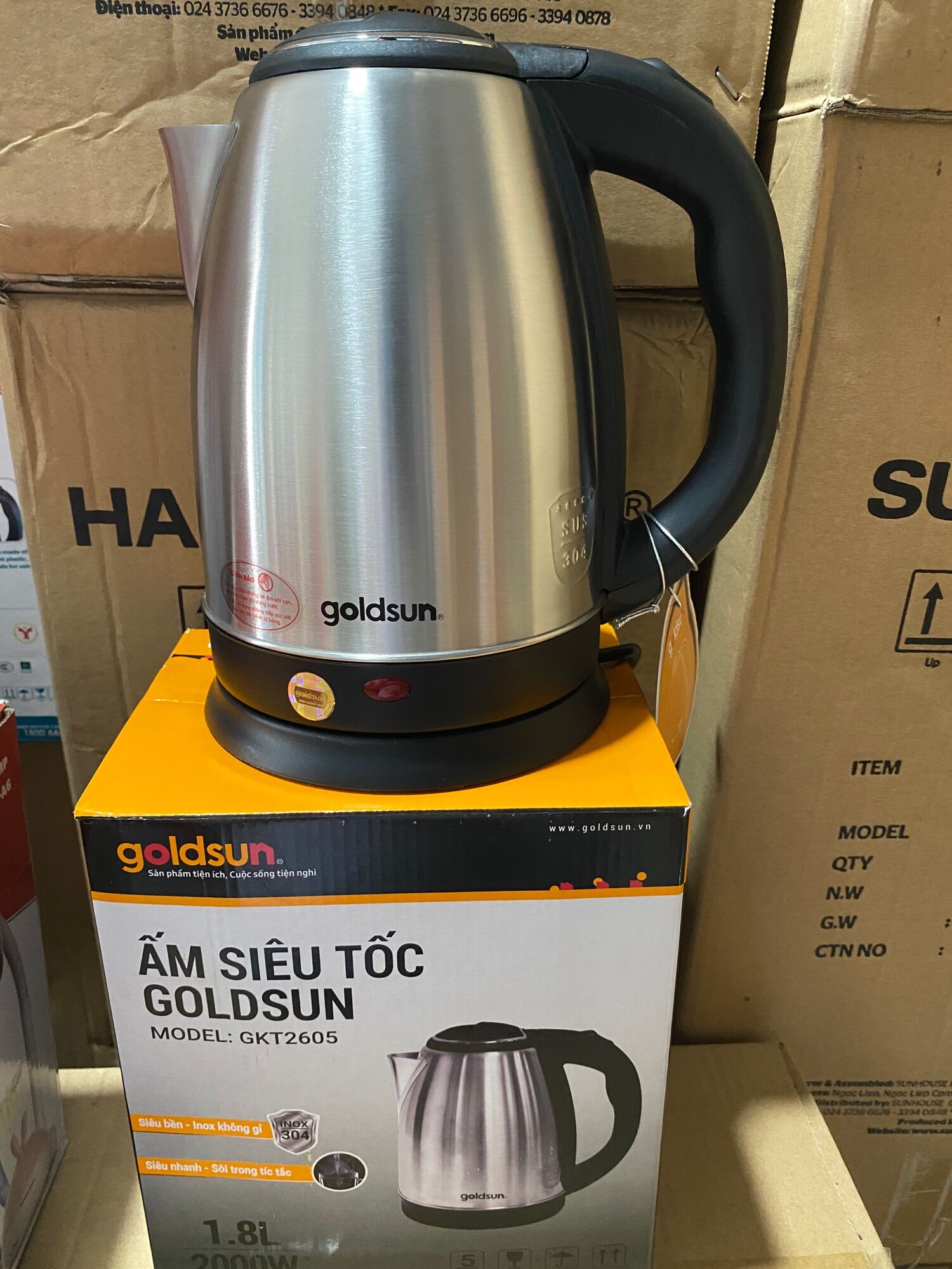 Ấm siêu tốc goldsun gkt2605