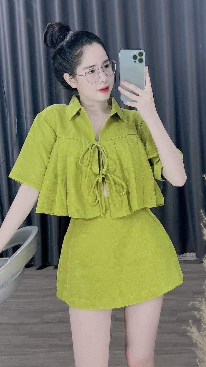 Set váy cột dây